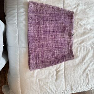 Alice + Olivia purple lilac tweed skirt